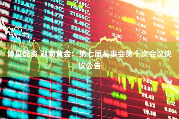 博星配资 湖南黄金：第七届董事会第十次会议决议公告