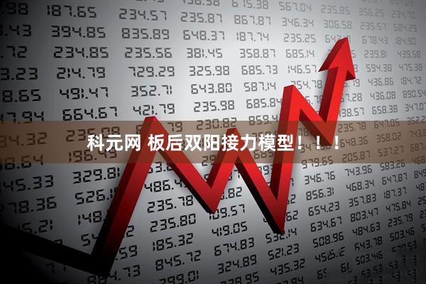 科元网 板后双阳接力模型！！！